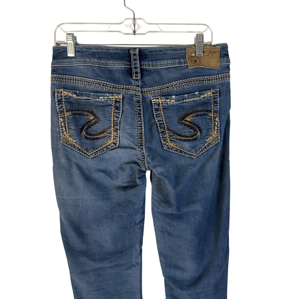 Silver Jeans Co Suki Mid Pencil Skinny Jeans Women W28 L31 Blue Denim Joga Jeans